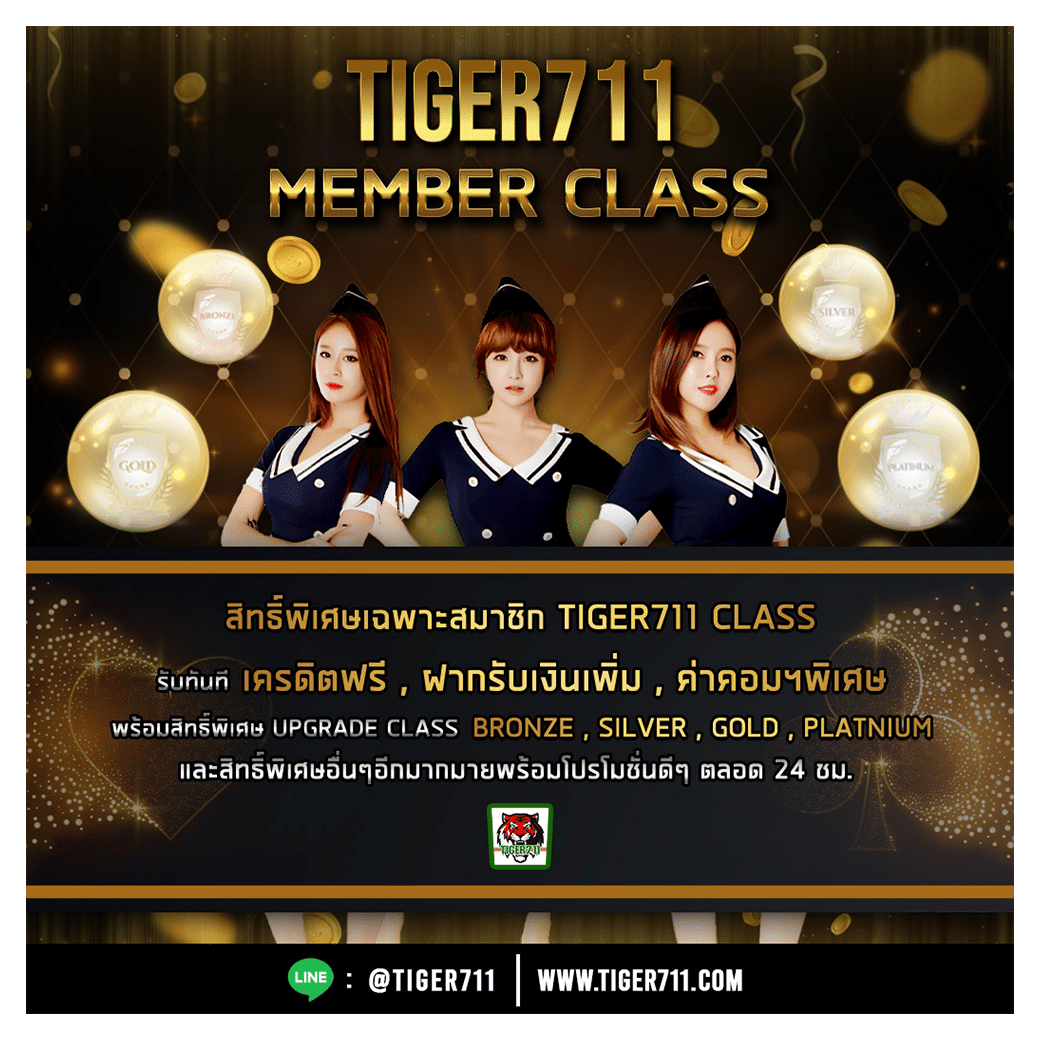 Tiger711 สล็อตแตกง่าย แจกโปรโมชั่นเพียบ เล่นได้เงินจริง 24 ชม.